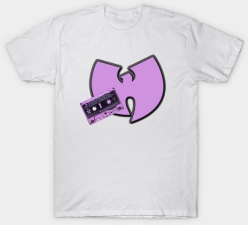 Wu Tang Purple Tape Cassette Flip Retro T-Shirt