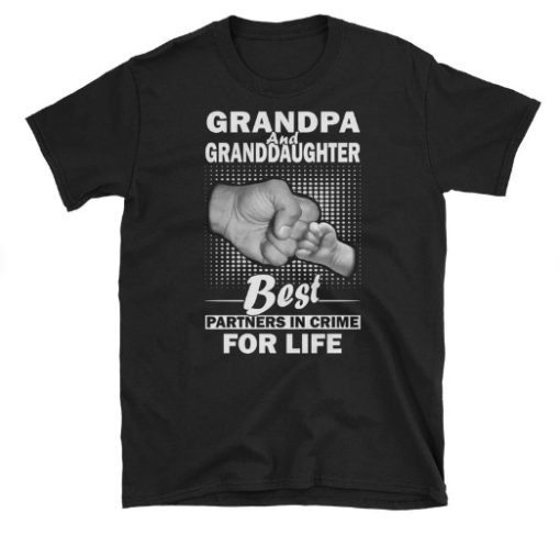 Grandpa and Granddaughter Best Partner T-shirt