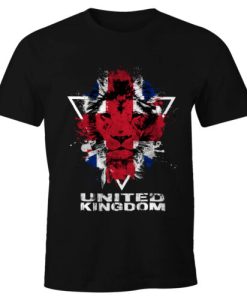 Great Britain UK United Kingdom Lion Flag T-shirt