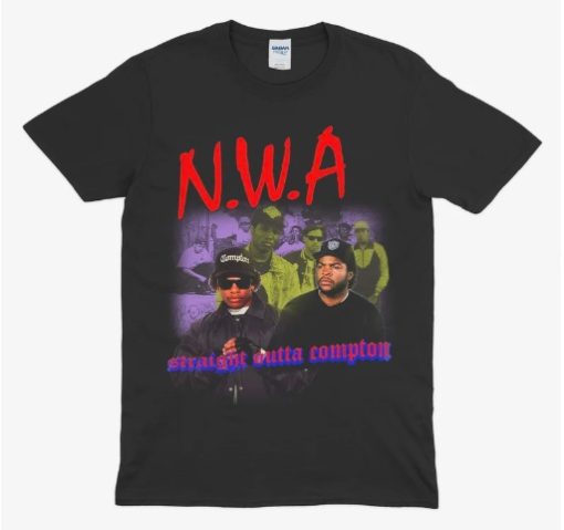 N.W.A Straight Outta Compton Homage T-shirt