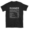 Runner Nutrirional Facts T-shirt