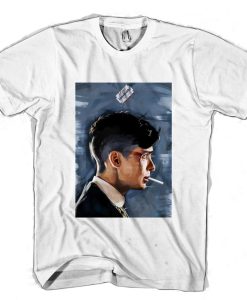 Tommy Shelby Smoking Under Razor Blade T-Shirt