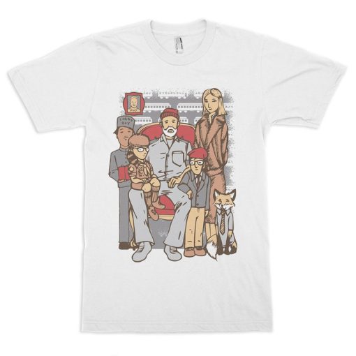 Wes Anderson Movie Heroes T-shirt