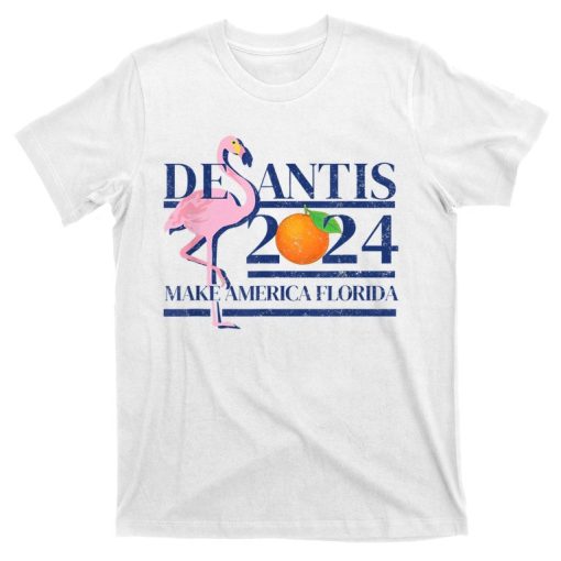 Desantis 2024 Make America Florida Flamingo T-shirt