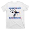 Merry 4th Of July Biden Bike Bicycle T-shirt