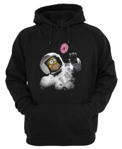 Homer Simpson Astronaut Donut Hoodie