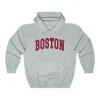 Boston Red College Style Hoodie