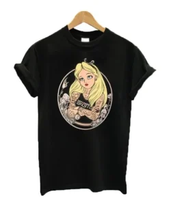 Alice in Wonderland Tattoo T-shirt