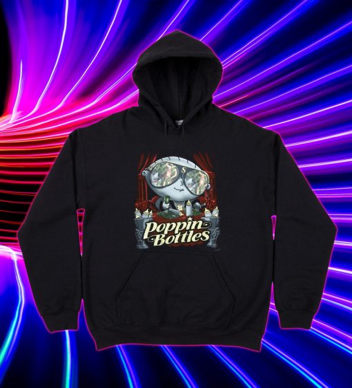 Stewie Poppin Bottles Adult Hoodie