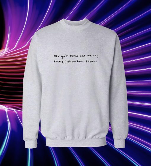 Billie Eilish Lyrics Glock Tucked Sweatshirt