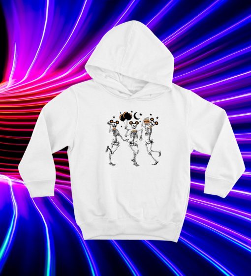 Disney Mickey Skeleton Dancing Halloween Hoodie