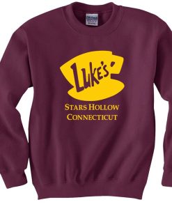 Gilmore Girls Luke's Diner Stars Hollow Sweatshirt