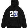 Marshall Mathers Wearing Barry Sanders 20 Hoodie