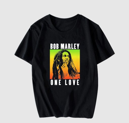 Posters Bob Marley One Love Gradient T Shirt