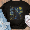 Cat van Gogh T-shirt AL