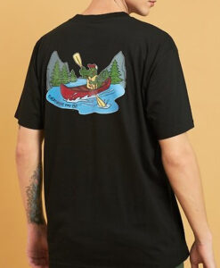 Crocodile Kayaking T-shirt BACK